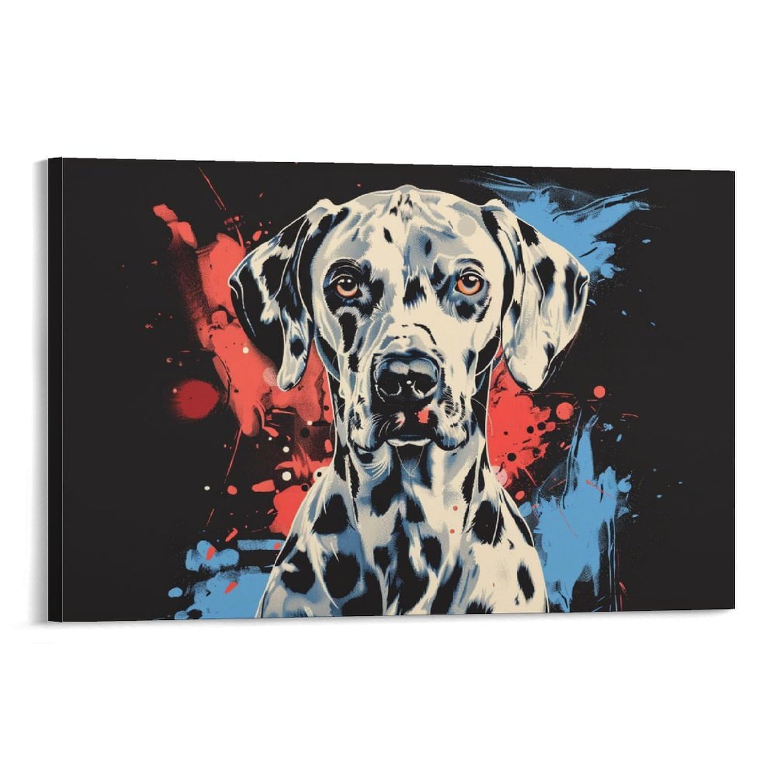 Amazon.co.jp: 絵画 ダルメシアン犬の絵 アートパネル ポスター